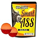 Certified Smart Ass Bath Bombs - XL Black and Red Fizzers for Adults - Handcrafted, Made in America, 2 Count