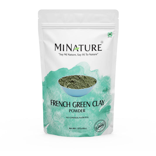 minature French Green Clay Powder| Montmorillonite |for Skincare Face Masks, Face Scrubs, Body Cleansers| Pure & Natural Detoxifier For All Skin Types