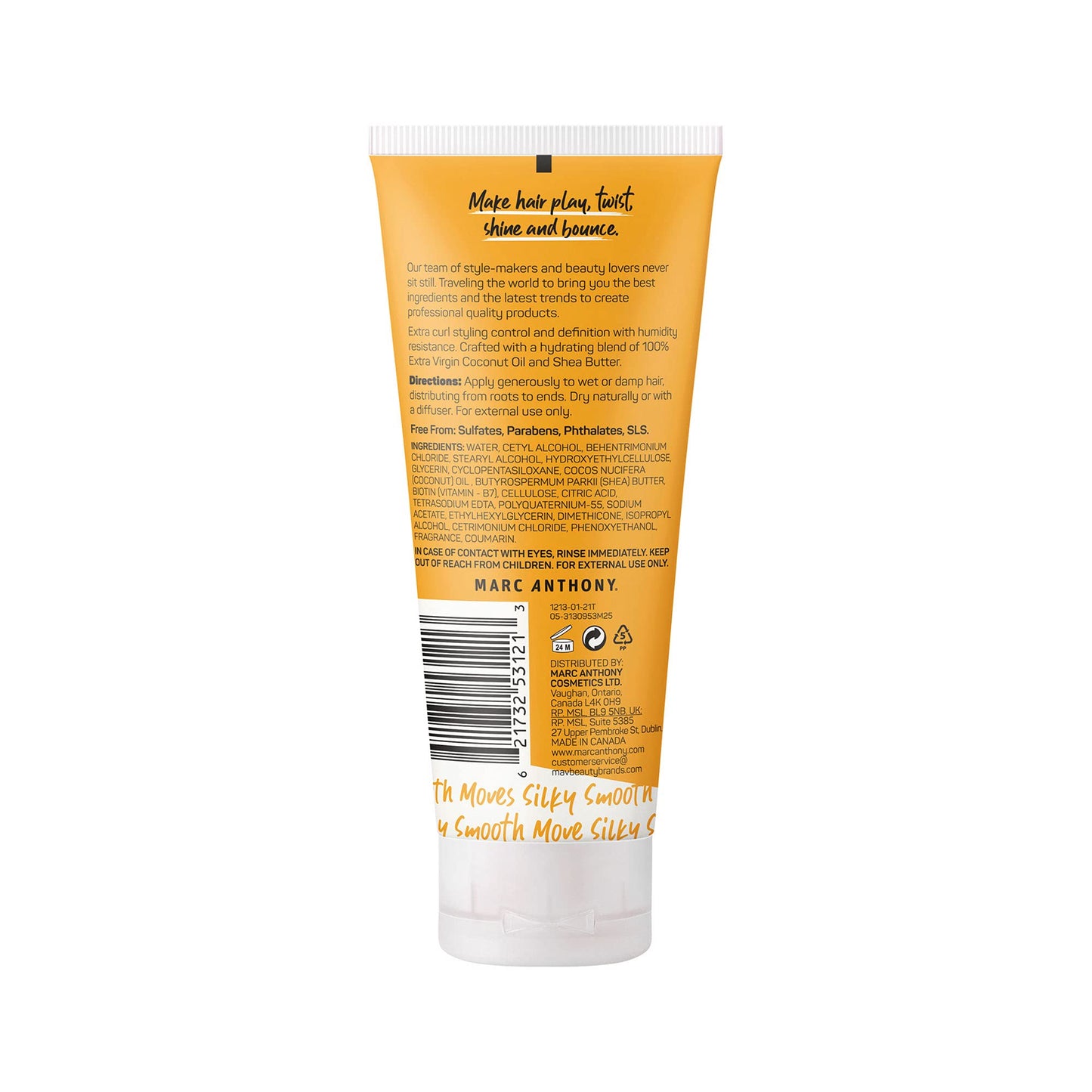 Marc Anthony Coconut Oil Curl Cream 5.9 Ounce (174ml) (3 Pack)