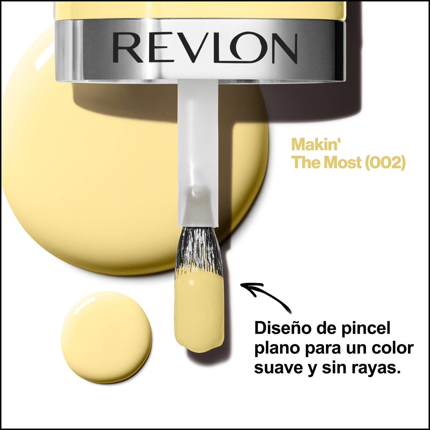 REVLON Ultra HD Snap Nail Color, Natural Rich Glossy Polish, 100% Vegan Formula, No Base or Top Coat Needed, 002 Makin' The Most, 0.27 fl oz