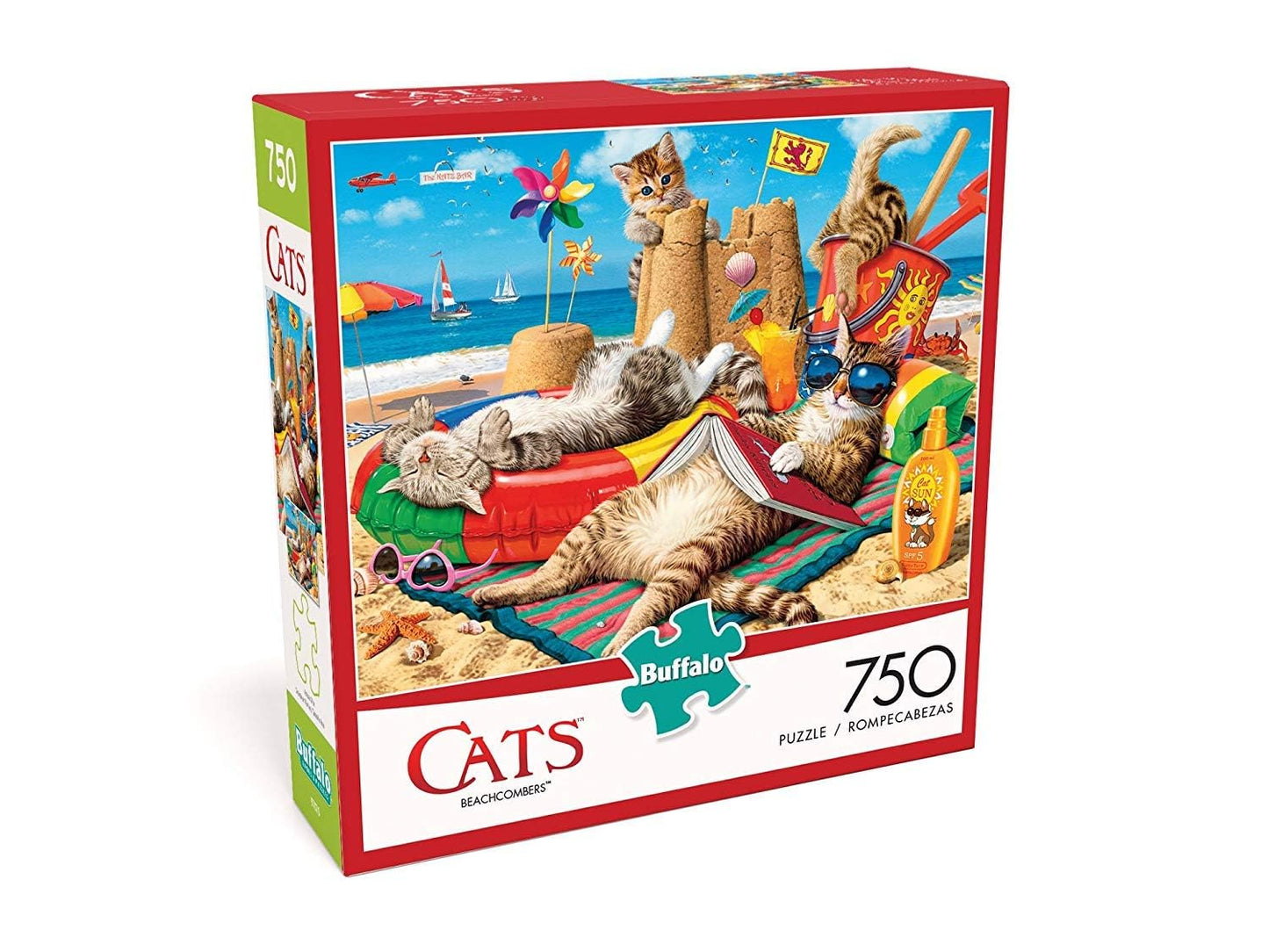 Buffalo Games 750-Piece Puzzle – Steve Read Beachcombers – Challenging Jigsaw for Adults, 24" x 18", Perfect for Game Nights