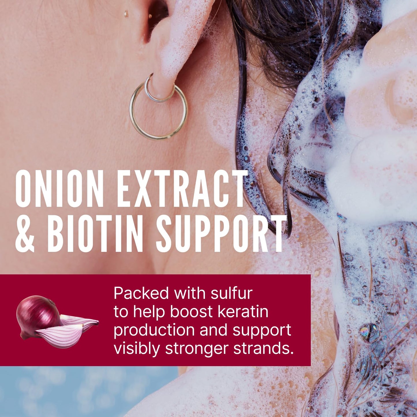 Scruples Biotin Onion Shampoo and Conditioner Bundle - Hair Growth Shampoo & Conditioner for Women to Strengthen & Hydrate - Made with Onion Extract