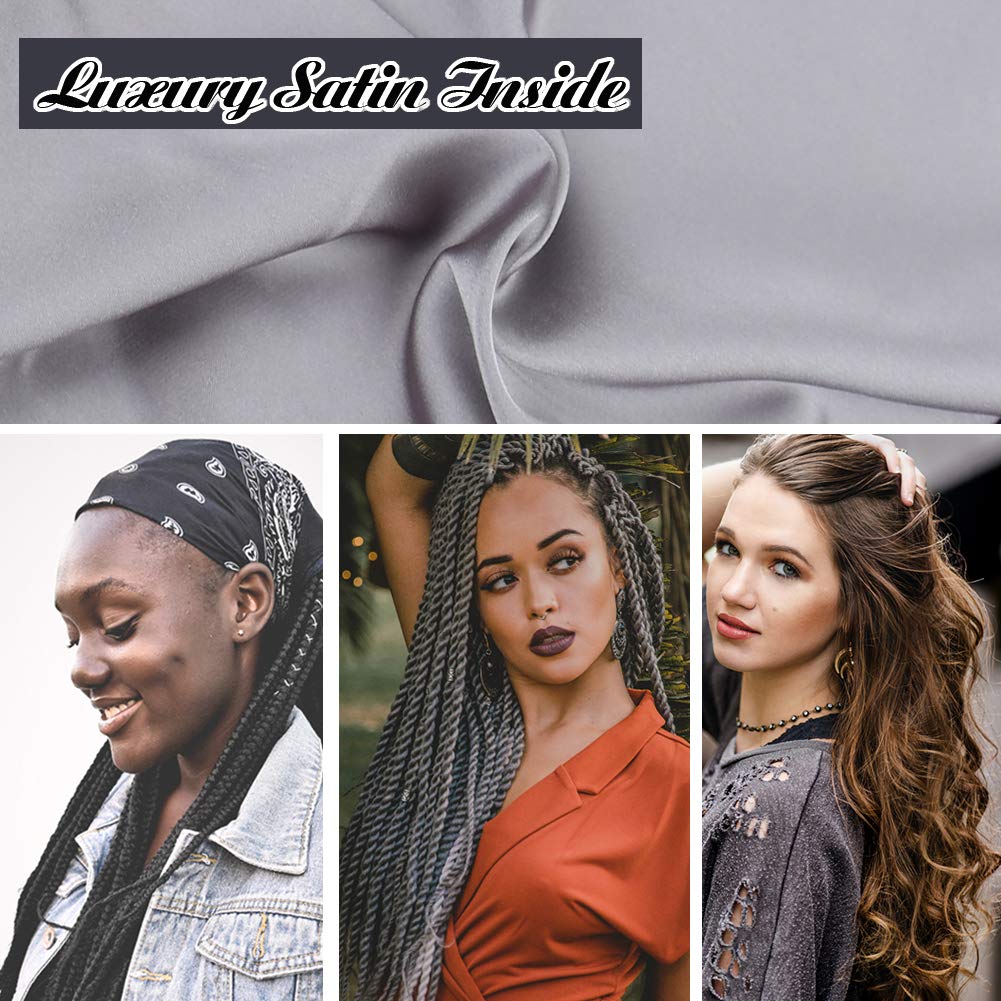 Hair Head Buff Hair Wrap Headband Loc Socks for Dreadlocks Black Beauty and Personal Care Awefeel