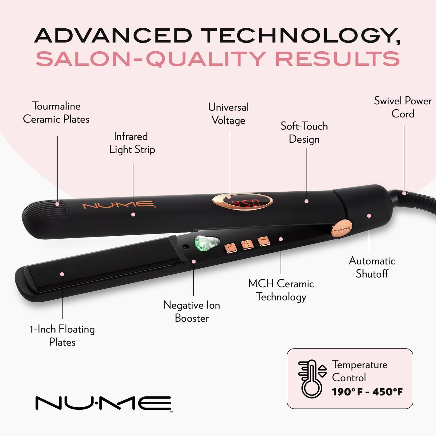 NuMe Megastar Flat Iron