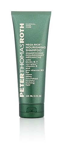 Peter Thomas Roth | Mega-Rich™ Nourishing Shampoo | Biotin B-7 Complex Shampoo for Clean, Shiny, Healthier-Looking Hair