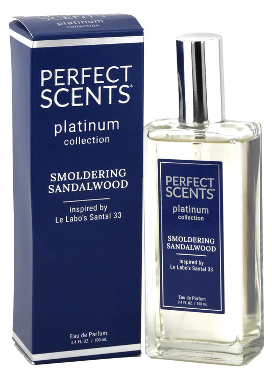 Perfect Scents Fragrances | Inspired by Le Labo’s Santal 33 | Platinum Collection | Smoldering Sandalwood | Unisex Eau de Parfum | Vegan, Paraben