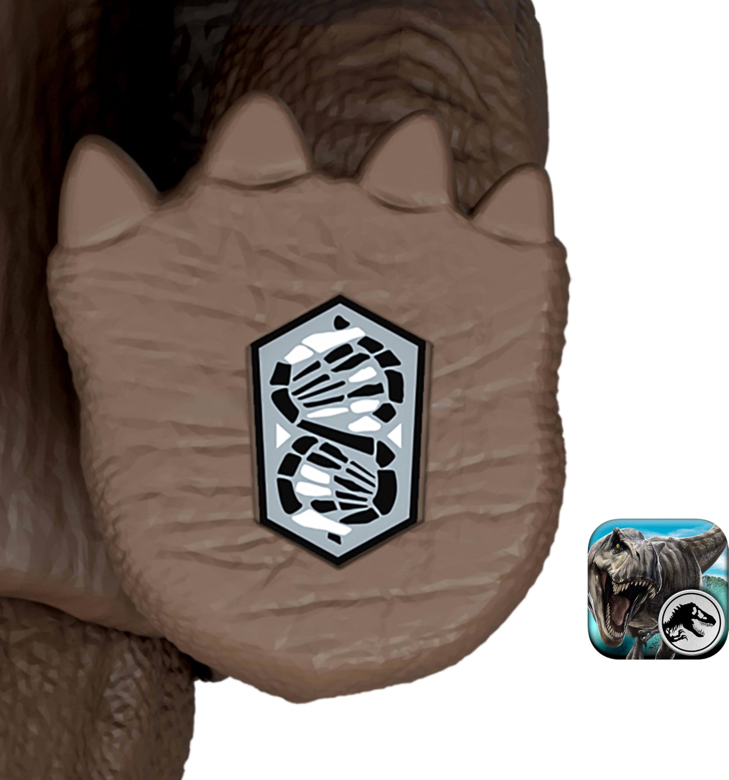 Mattel Jurassic World Rebirth Gigantic Thrashers Eotriceratops Dinosaur Figure Toy, Large Species, 2 Tail Activated Rampage Attacks, Digital Play