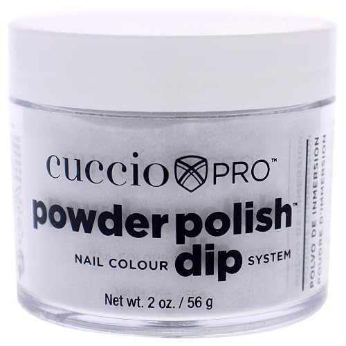 Cuccio Pro Powder Polish Dip- Platinum Silver Glitter- Nail Lacquer for Manicures & Pedicures, Easy & Fast Application/Removal- No LED/UV Light Beauty & Personal Care Cuccio