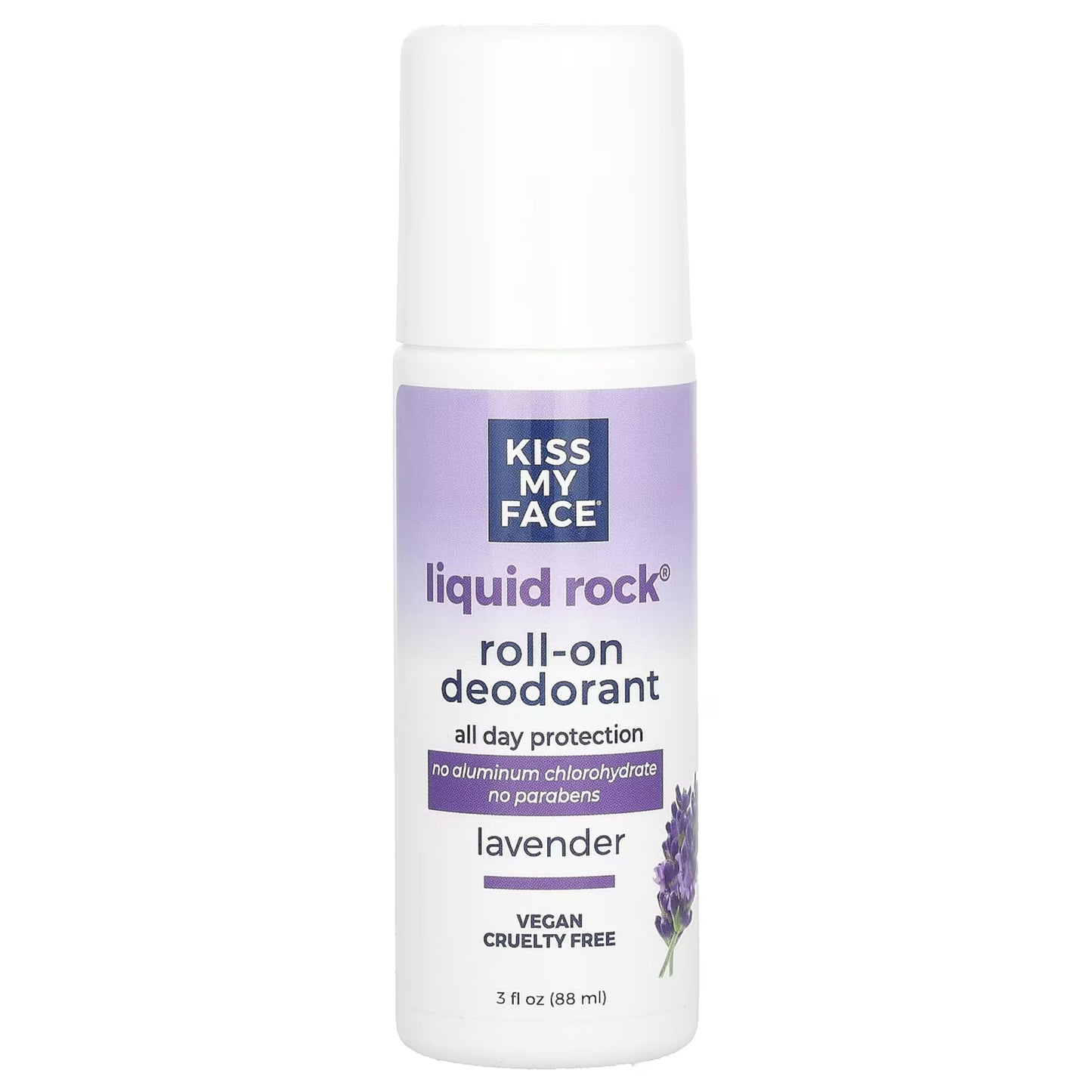 Kiss My Face Liquid Rock Deodorant Roll-On, Lavender 3 oz (Pack of 3) Beauty and Personal Care Kiss My Face