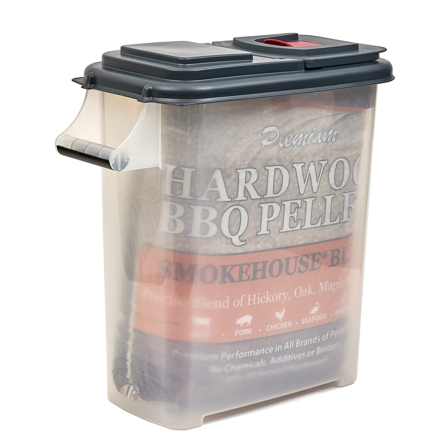 Storage Dispenser for Wood Pellets and More