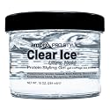 AmPro Pro Styl Clear Ice Styling Gel - Protects and Strengthens Your Strands - Non-Flaking, Alcohol Free, Vegan Formula - Flexible, Touchable Hold