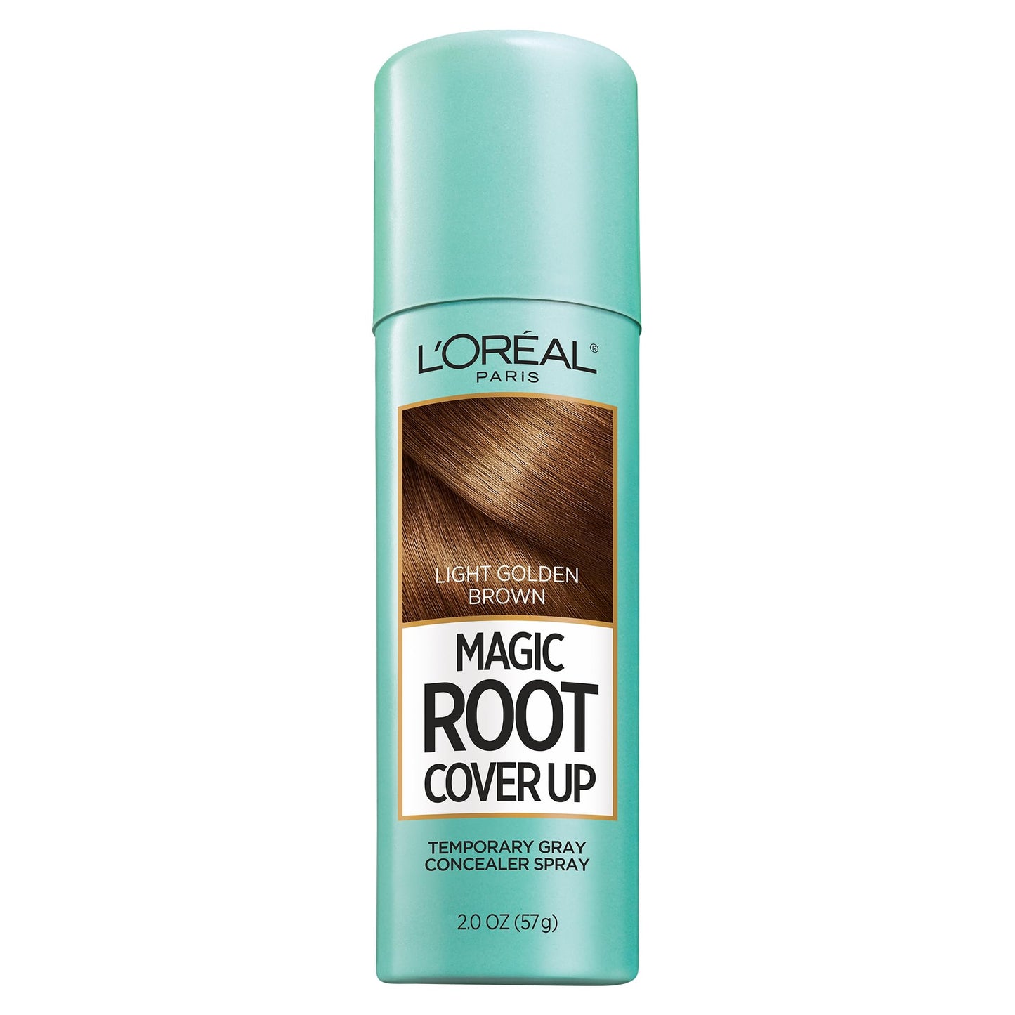 L'Oreal Paris Magic Root Cover Up Gray Hair Spray, 100% Gray Hair Coverage with Buildable, Lightweight, Transfer-Resistant, and Temporary Formula