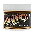 Suavecito Pomade Firme (Strong) Hold 4 oz, 1 Pack - Pomade For Men - Medium Shine Water Based Wax Like Flake Free Hair Gel - Easy To Wash Out - All