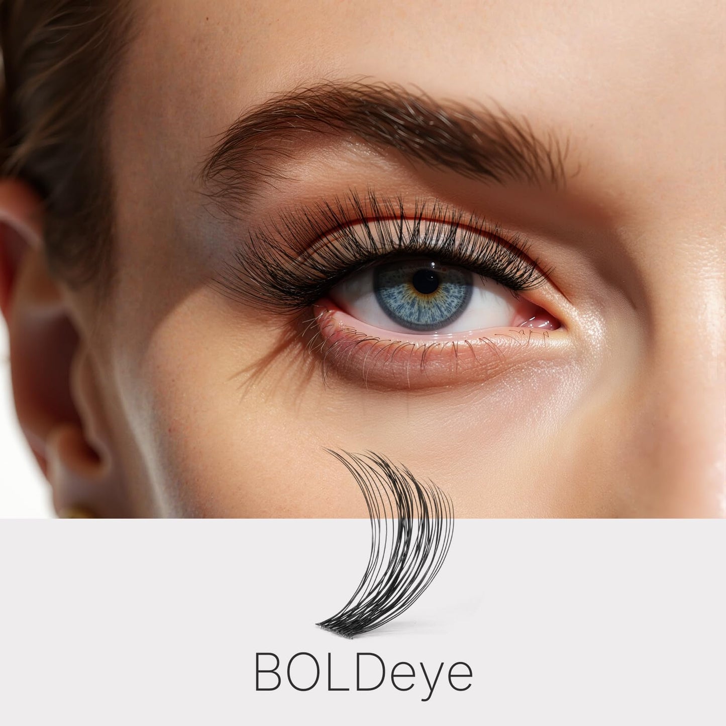 VEYESBEAUTY Lash Clusters Individual Eyelash Extensions Thin & Invisible Band DIY False Eyelashes for Self-application Newbie's Five-Second Series Beauty and Personal Care VEYESBEAUTY