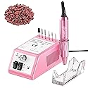 Subay Professional Finger Toe Nail Care Electric Nail Drill Machine Manicure Pedicure Kit Electric Nail Art File Drill with 1 Pack of Sanding Bands