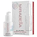 Mirabella All In One Clarifying Serum Micro Peel for Anti Aging - Hydrating 7% Glycolic Acid & 8.8% Lactic Acid Serum Face Peel with AHA BHA