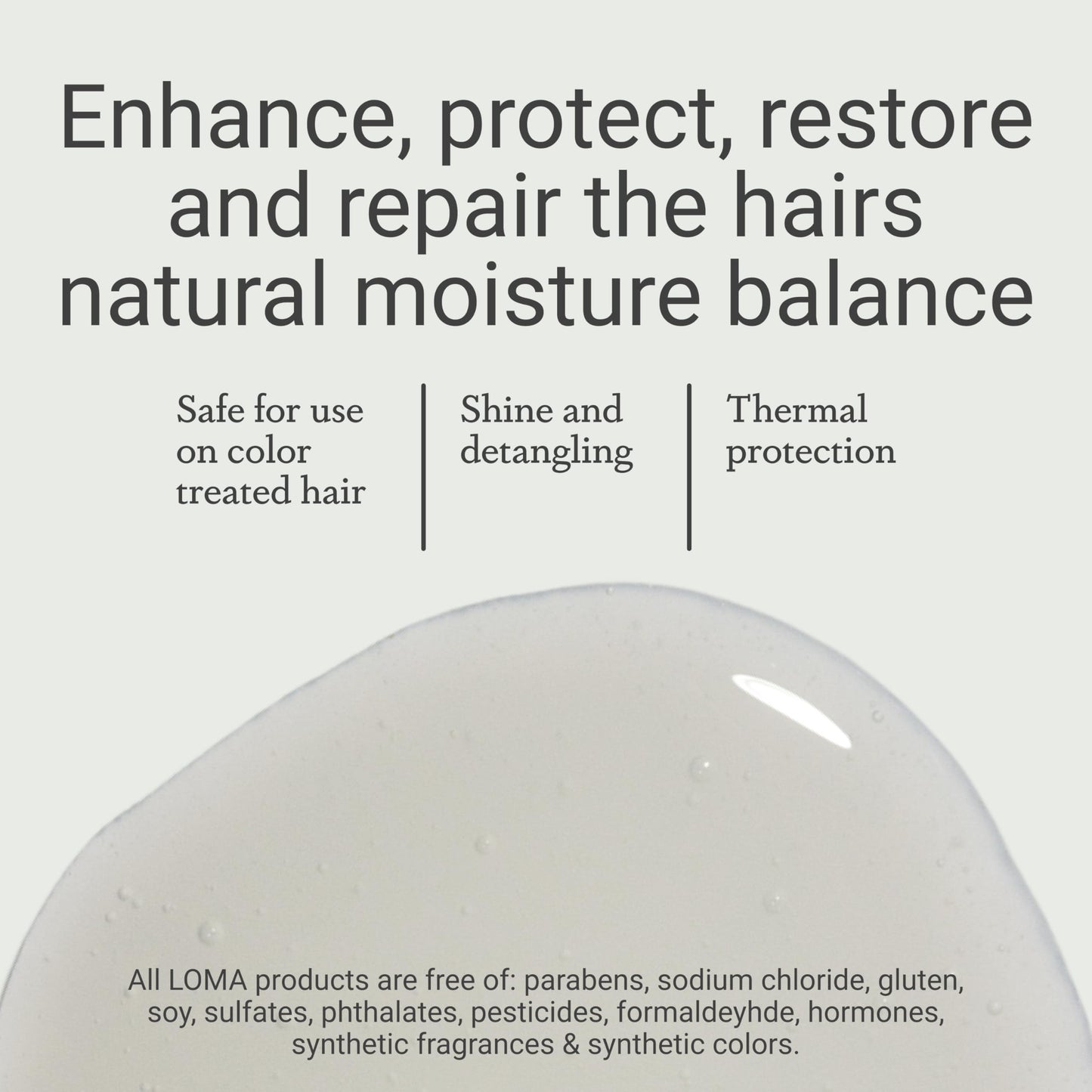 Loma Daily Shampoo 12 Ounce (Clear Formula)