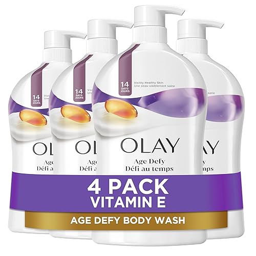 Olay Body Wash for Women, Age Defying with Vitamin E, 24hr Moisturizing, Hydrating & Refreshing, B3 Vitamin Complex, Free of Parabens & Phthalates