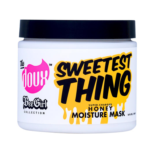 The Doux Sweetest Thing Honey Moisture Mask for Curly and Natural Hair - Deep Conditioner with Super-Charged Honey - Frizz Control, Intense Hydration