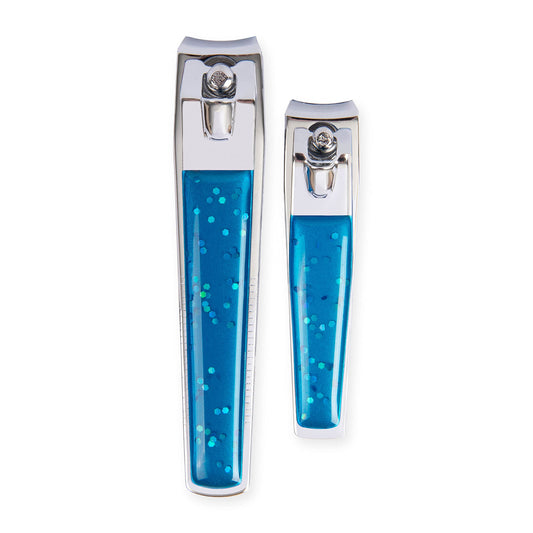 TRIM Azure Collection Clipper Set - Precision-Ground Cutting Edges for Clean, Even Cuts - Convenient and Easy to Use - Perfect for at-Home Manicures