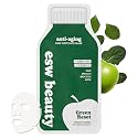 ESW Beauty Green Reset Anti-Aging Korean Face Mask - Vitamin C, Hyaluronic Acid & Kale for Collagen Support, Smooth Skin & Hydration - Skincare Gifts