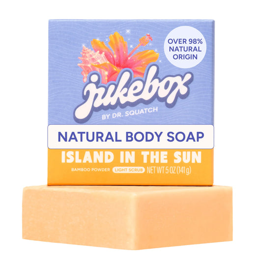 JUKEBOX Natural Women’s Bar Soap - Creamy Lather - Shower & Bath Soap, Crafted Using Cold Process With Natural Oils - No Harsh Ingredients - Island in