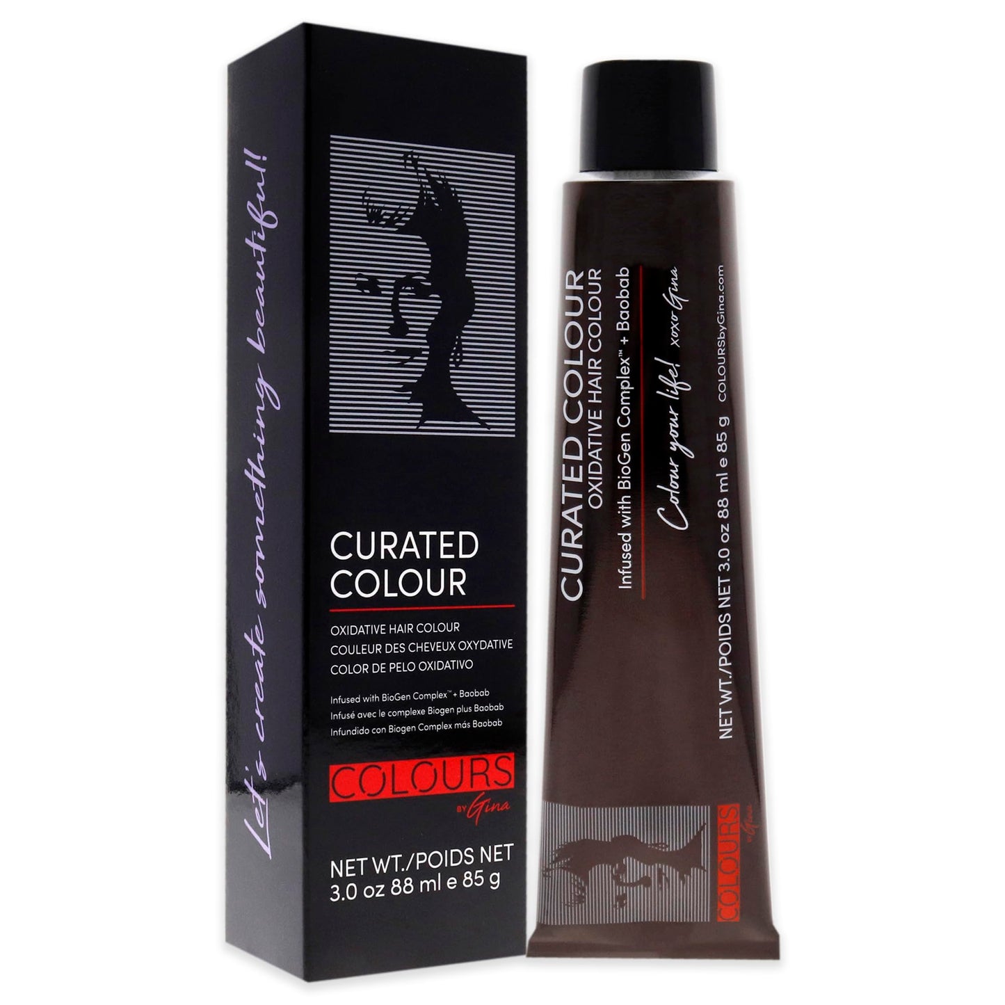 Colours By Gina Curated Colour - 0.22-VV Pure Violet Mixer by Colours By Gina for Unisex - 3 oz Hair Color