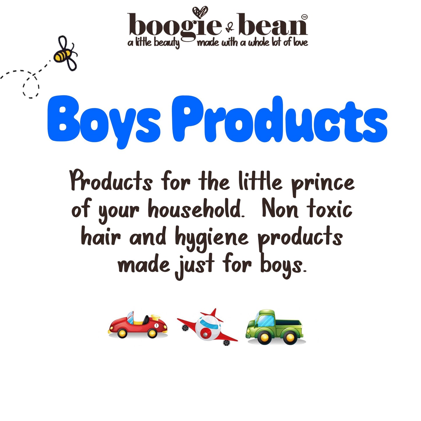Boogie and Bean Boys Hair Pomade for Waves and Curly Hair, Moisturizing Hair Butter for Black Boys, Soft Hold Wave Pomade for 360 Waves, Curls, Coils