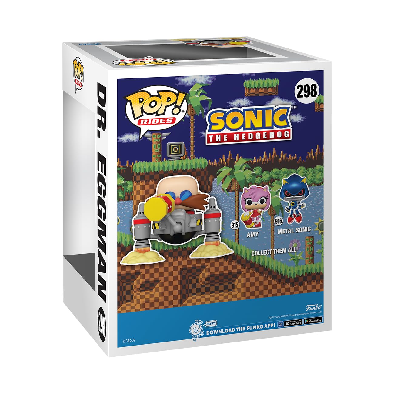 Funko POP! Rides: Sonic - Dr. Eggman - Sonic The Hedgehog - Collectable Vinyl Figure - Gift Idea - Official Merchandise - for Kids & Adults - Games…