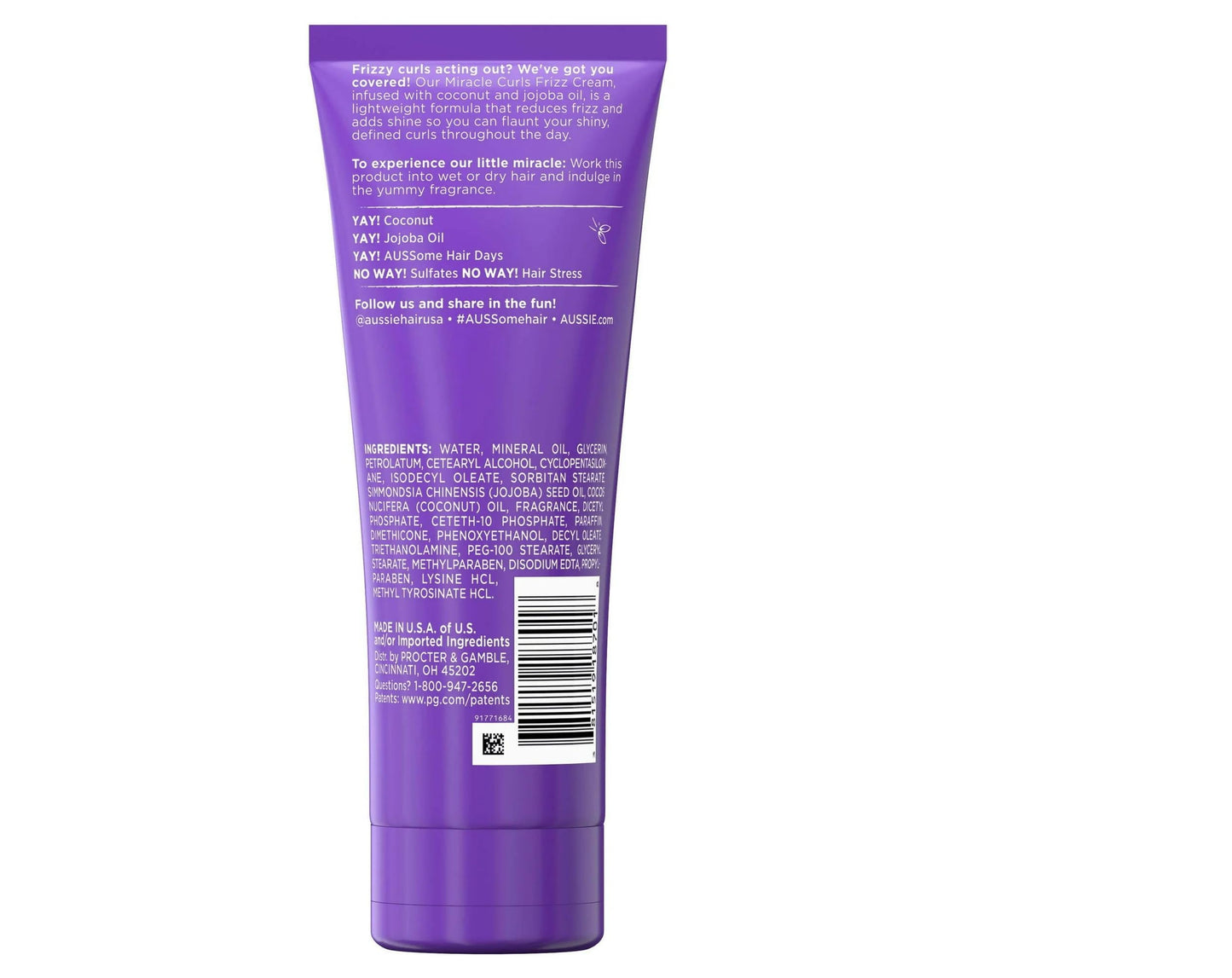 Aussie Hair Styling Variety Pack - Instant Volume Gel & Miracle Curls Cream, with Wavy & Curly Hair, Sulfate-Free, (2 Pack)