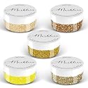 MARBLERS Cosmetic Grade Fine Glitter 5-Pack [Pink Vibe] 0.90oz (25g) | Non-Toxic | Vegan | Cruelty-Free | Eyeshadow, Nail Polish, Nail Art | Festival