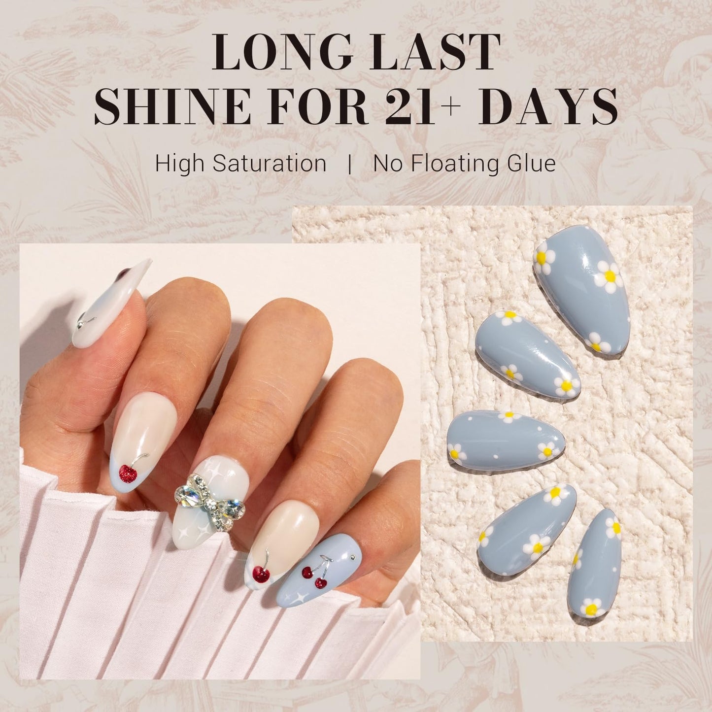 MelodySusie 0.5fl oz Gel Nail Polish,Gray Blue Color Nails Soak Off UV LED Blue Gel Polish Gift for Women Nail Art Manicure Salon DIY Nail Design Beauty and Personal Care MelodySusie