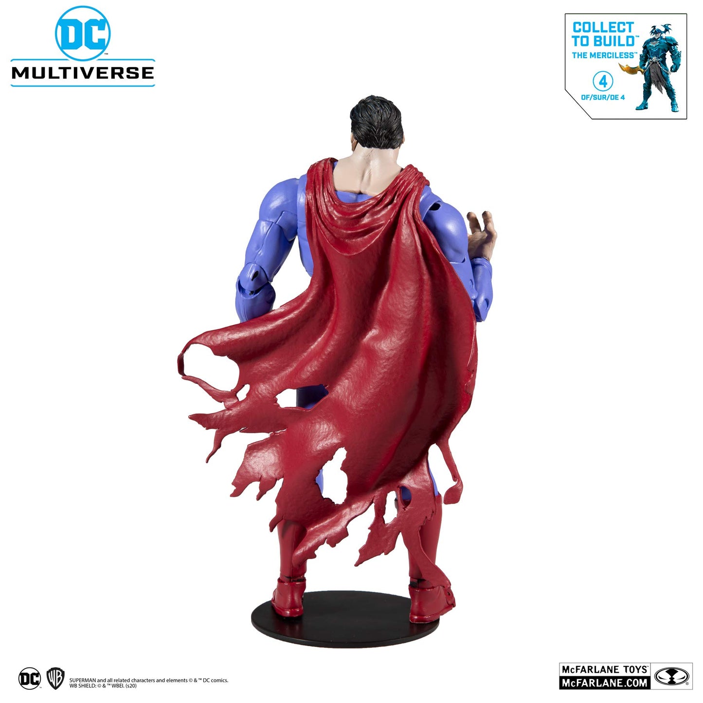 McFarlane Toys DC Multiverse Superman (The Infected) 7" Action Figure with Build-A Parts for 'The Merciless' Figure