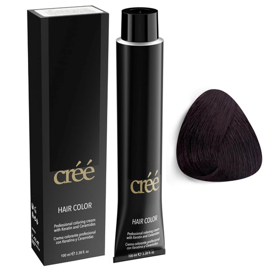 Cree Professional 2.2 - Deep Irisee Permanent Hair Color - Long Lasting, Rich Vibrant - Gray Coverage 100ml - 3.4 fl.oz. Beauty & Personal Care Créé