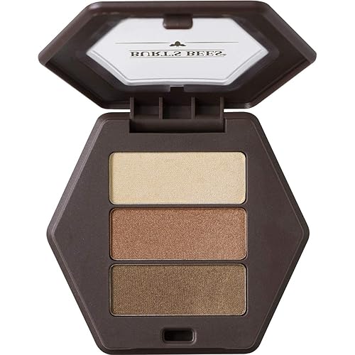 Burt's Bees 100% Natural Eye Shadow Palette with 3 Shades,Powder