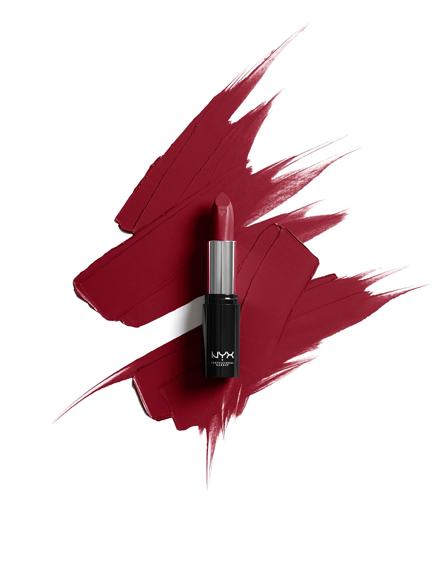NYX PROFESSIONAL MAKEUP Shout Loud Satin Lipstick, Infused With Shea Butter - Everyone Lies (Deep Wine Red)