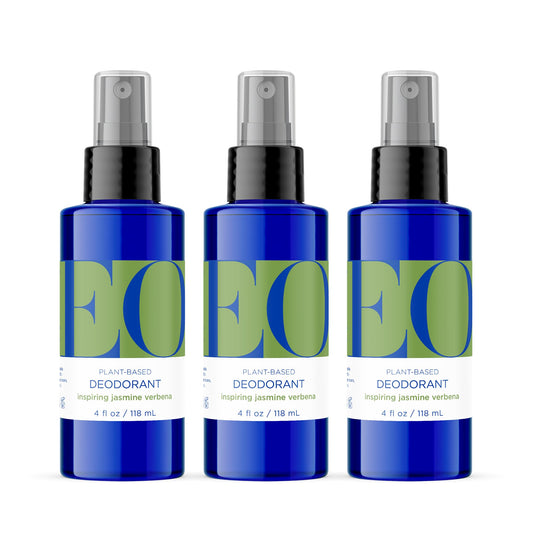 EO Deodorant Spray, 4 Ounce (Pack of 3), Jasmine Verbena, made with Essential Oils for Men and Women Beauty and Personal Care EO