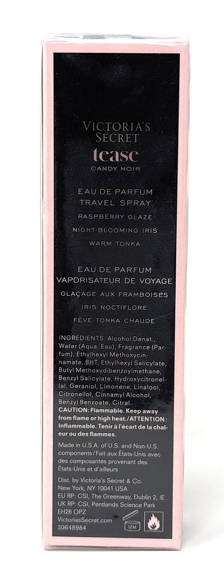 Victoria's Secret Tease Candy Noir Eau de Parfum Travel Spray .23 fl oz