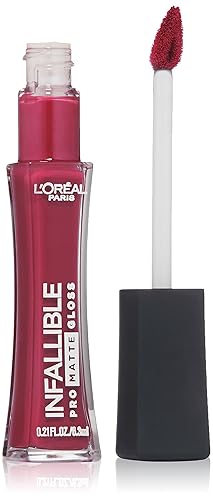 L’Oréal Paris Infallible Lip Pro Matte Gloss, Rebel Rose, 0.21 fl. oz.
