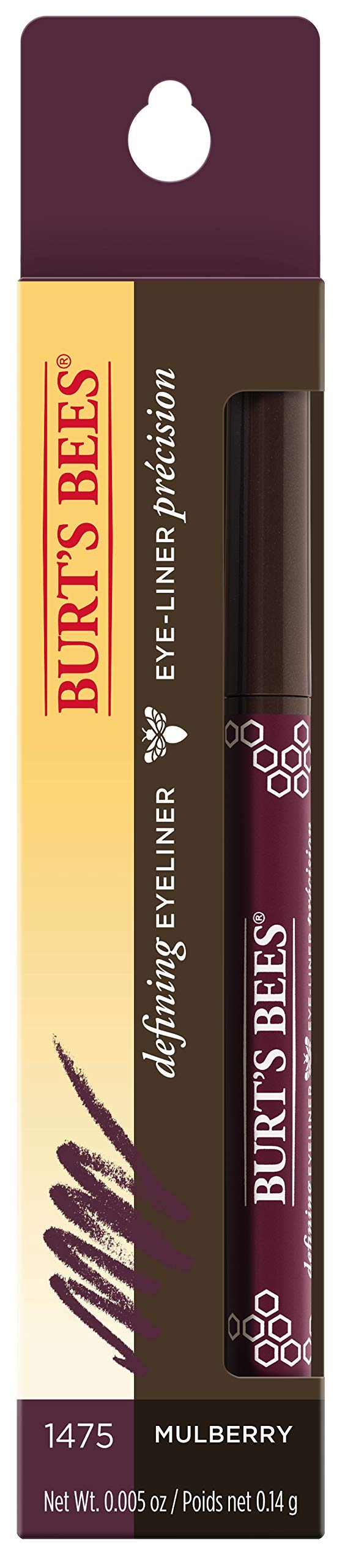Burt's Bees, Defining Eyeliner Mulberry, 0.005 Ounce