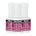 Mia Secret Finish gel top coat for gel or acrylic nails (3-PIECE PACK) - No wipe clear nail polish - High gloss top coat for artificial nails (3-Piece Beauty & Personal Care Mia Secret
