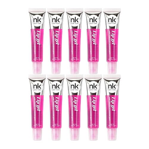 NICKA K NEW YORK Lip Gel, Hydrating, Lightweight, Glides on Effortlessly, Non Sticky Finish Lip Gel Colors (AMZ057)