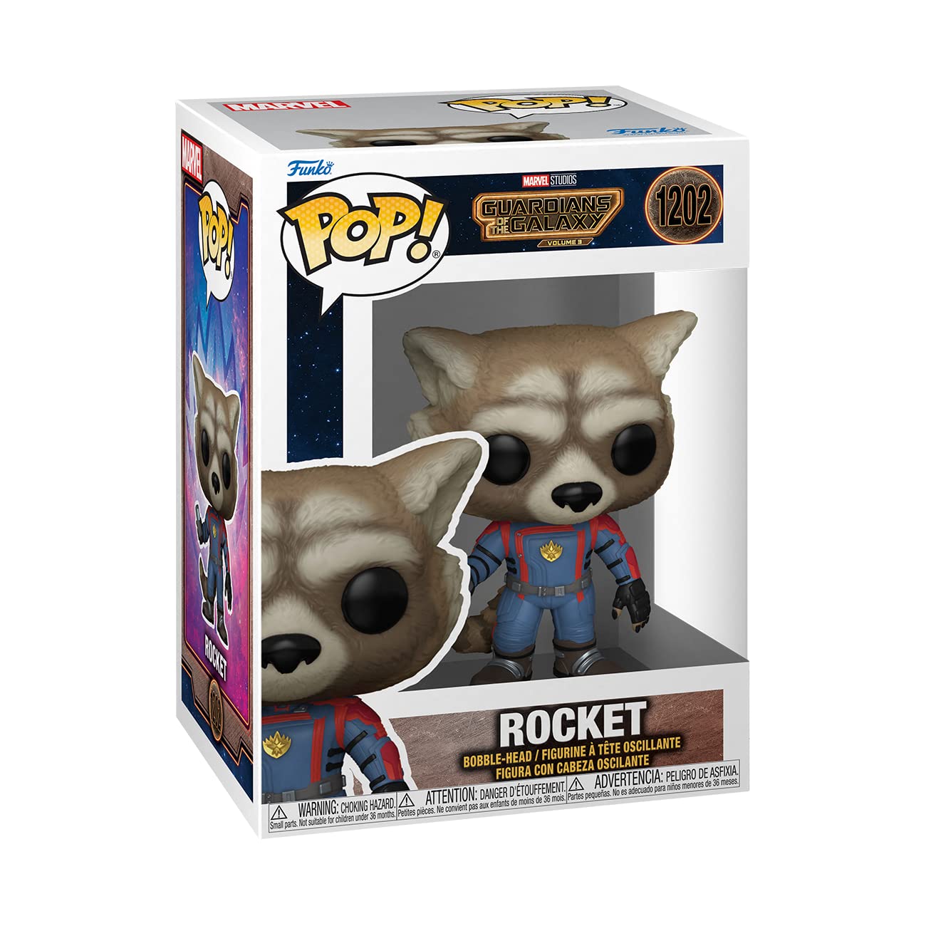 Funko POP! Vinyl: Marvel - Guardians of The Galaxy 3 - Rocket Raccoon - Collectable Vinyl Figure - Gift Idea - Official Merchandise - for Kids…