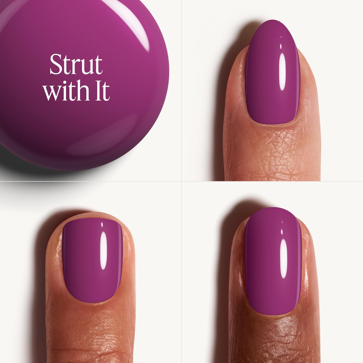 essie Gel Couture Nail Polish, Long Lasting Purple Nail Polish, Vegan, Strut With It, 0.46 fl oz Beauty & Personal Care essie