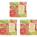 Greenwich Bay Cleansing Spa Soap, Shea Butter, and Cocoa Butter. No Parabens, No Sulfates 6.35 Oz. (3 Pack) … (Passion Flower)