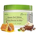 Curls & Naturals Dream Curl Cream with Shea Butter, Natural Honey, Castor Oil and Moroccan Argan Oil | Hydrating Cream that Defines and Lengthens