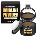 StyleShark Hairline Powder for Men & Women - Stain-Proof Root Touch Up, Quick Cover for Thinning Hair, Sweatproof Powder (Blonde)