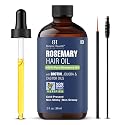 Botanic Hearth 100% Pure Rosemary Oil For Hair Growth | Infused With Biotin, Jojoba & Castor Oil | Hair Oil Repairs Dry Damaged Hair, Strengthening
