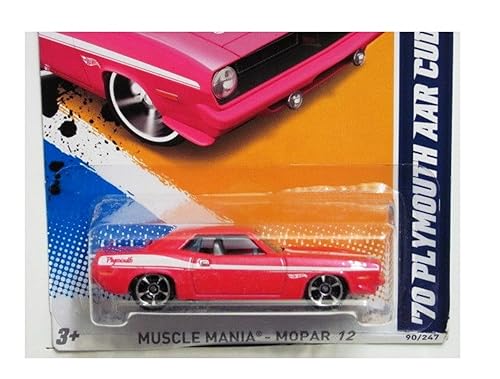 Hot Wheels 10/10 Muscle Mania Mopar 12 70 Plymouth AAR Cuda 90/247 by Mattel