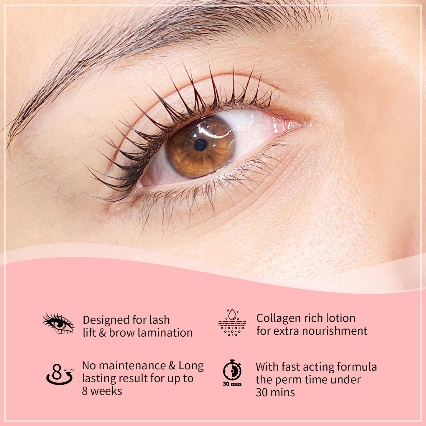 Lash Lift Kit, Professional Semi-Permanent Curling Eyelash Perm Kit Includes Eye Shields, Pads and Accessories Suitable for Salon & Home Use(Version